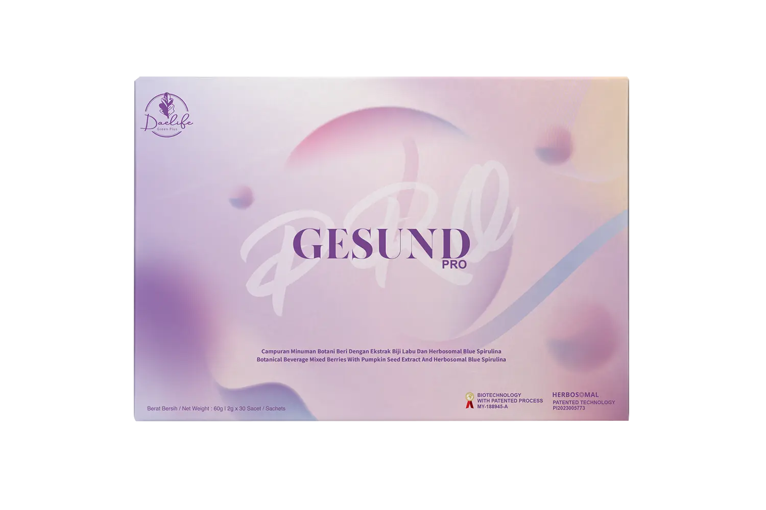 Gesund Pro eye support supplement box